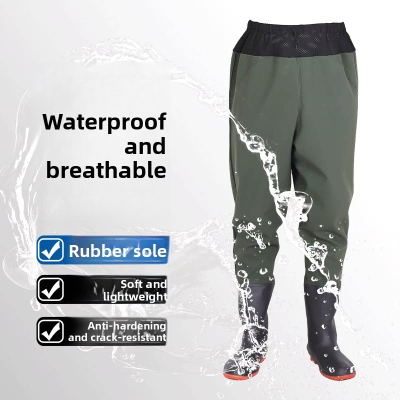 Thickened Waist-Length Overall - огляд і ціна Fishing Pants Waterproof