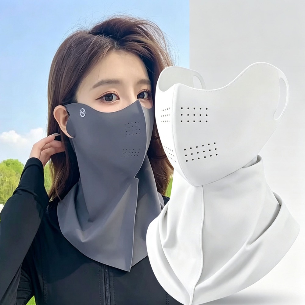 UPF50+ Ice Silk Full Face Suns - огляд і ціна Fishing Mask Sun Protection