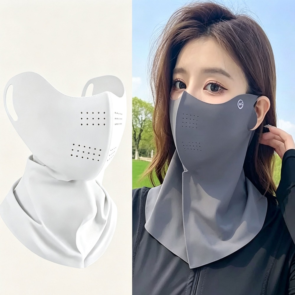 UPF50+ Ice Silk Full Face Suns - огляд і ціна Fishing Mask Sun Protection