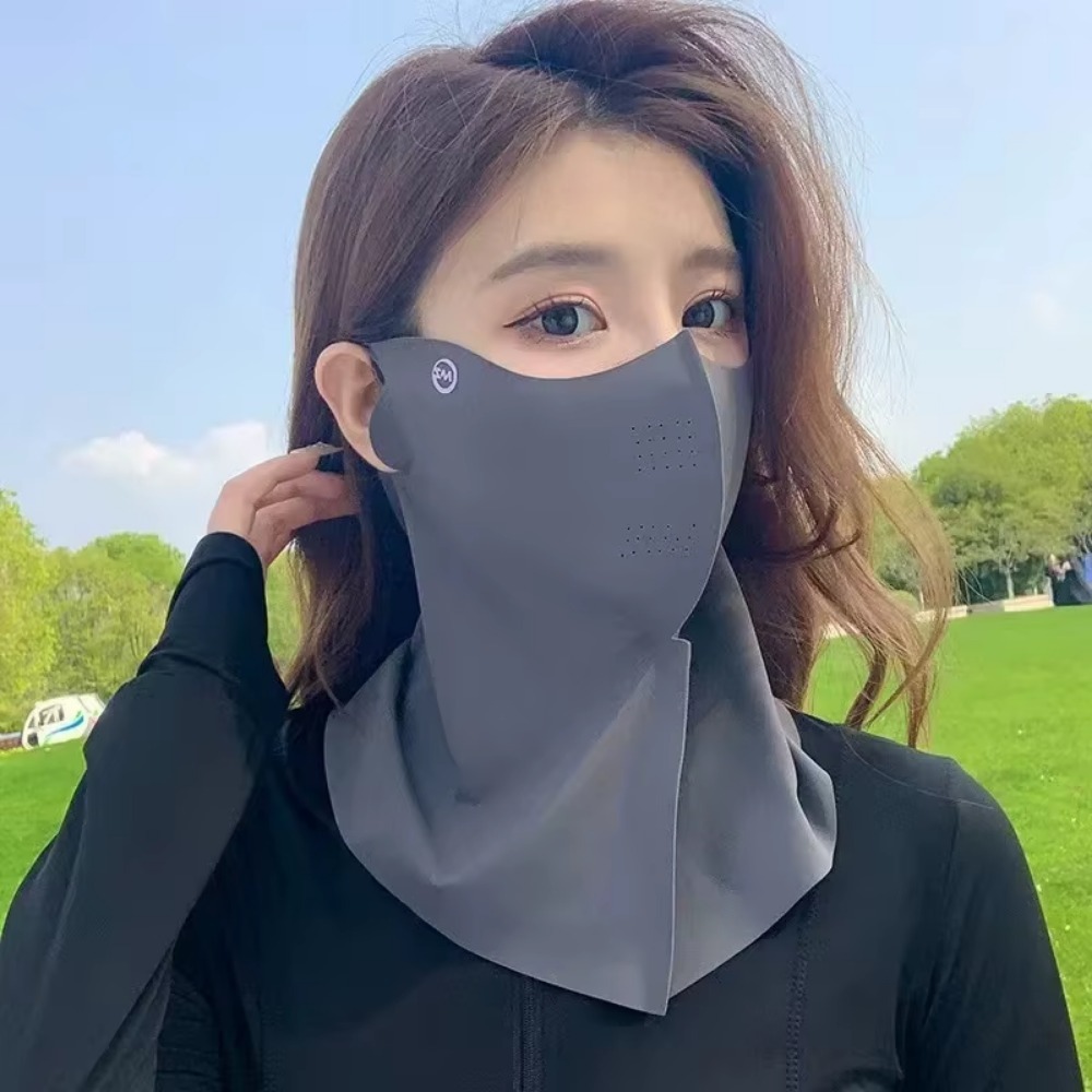 UPF50+ Ice Silk Full Face Suns - огляд і ціна Fishing Mask Sun Protection
