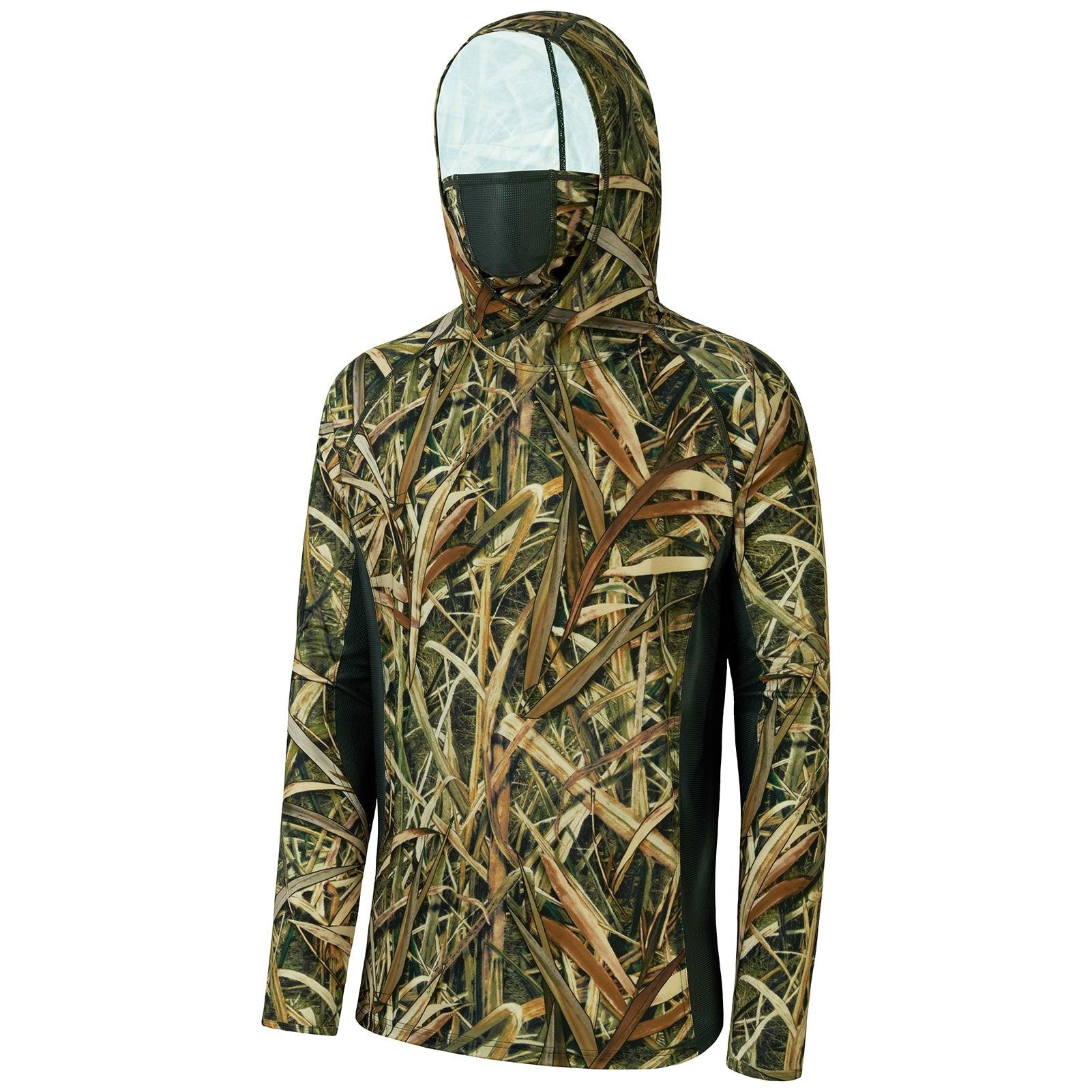 Outdoor Men 3D Leaf Camo Print - огляд і ціна Fishing Mask Sun Protection