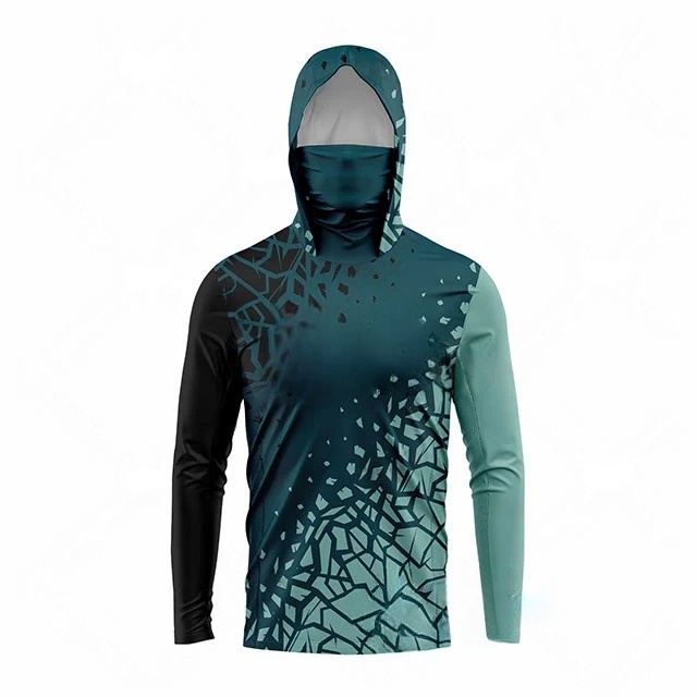 MALFC Fishing Apparel Men Hood - огляд і ціна Fishing Shirt Uv Protection